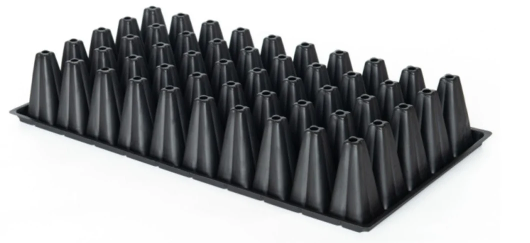 Hot Selling Reusable PS Plastic Seed Germination Tray 50, 72, 128, 200 Cells Seedling Plug Trays Seed Starting and Propagation