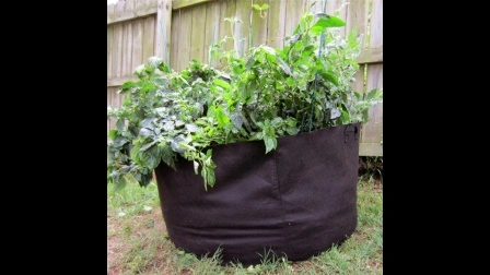 Bolsa de cultivo inteligente de fieltro de tela de 5 galones para contenedor de plantas de papa con asas